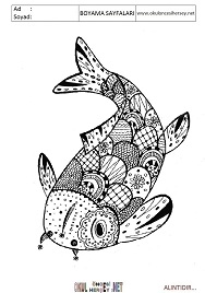 Zenteangle boyama sayfaları